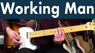 How To Play Working Man On Guitar | Otis Rush Guitar Lesson   Tutorial