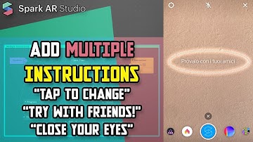 Spark ar studio multiple Instructions tutorial