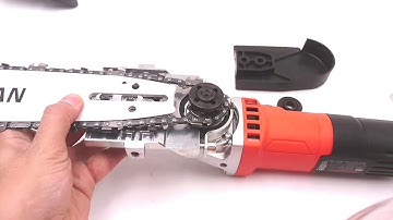 Make A Grinder to be a Chainsaw using Black + Decker G650 | Cara Pasang Chainsaw Stand FOX-120