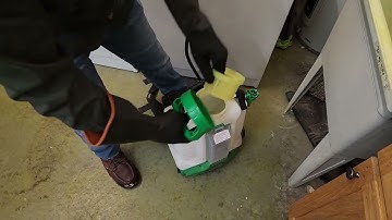 Cleaning backpack sprayer pt.1