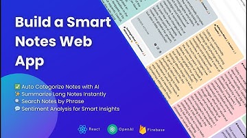 🤖 Smart Notes Organizer with GenAI | Build with React, OpenAI & Firebase (Full Project)