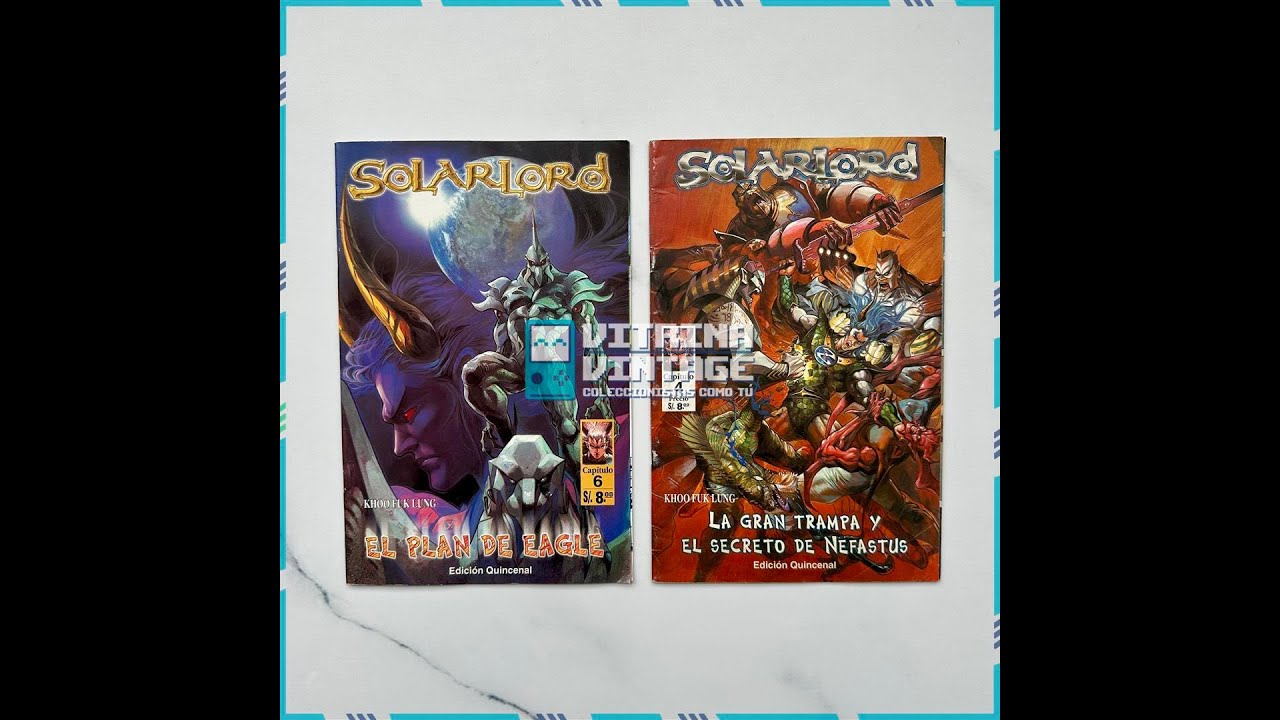 Lote de 2 comics ⚔️SOLARLORD 💥