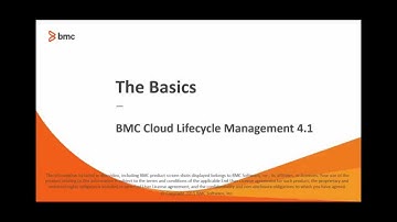 BMC Cloud Lifecycle Management: The Basics