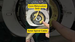 How to install a steering spiral cable