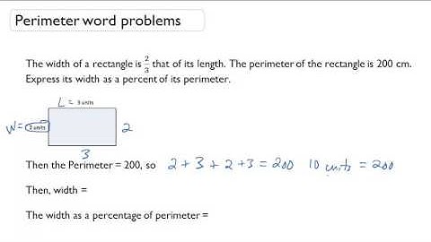 Perimeter word problems