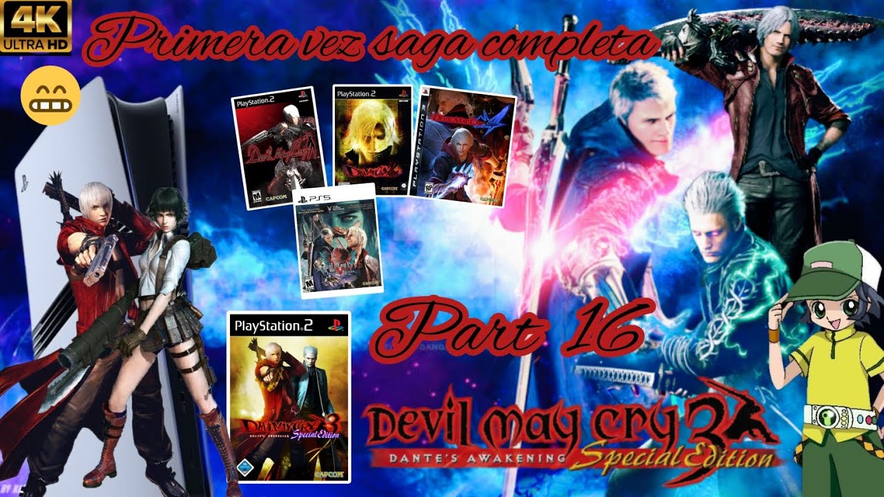 [16/20]devil May cry 3 - yo la única y pro juego resumido primera vez, mi reacción y más 😅🌠