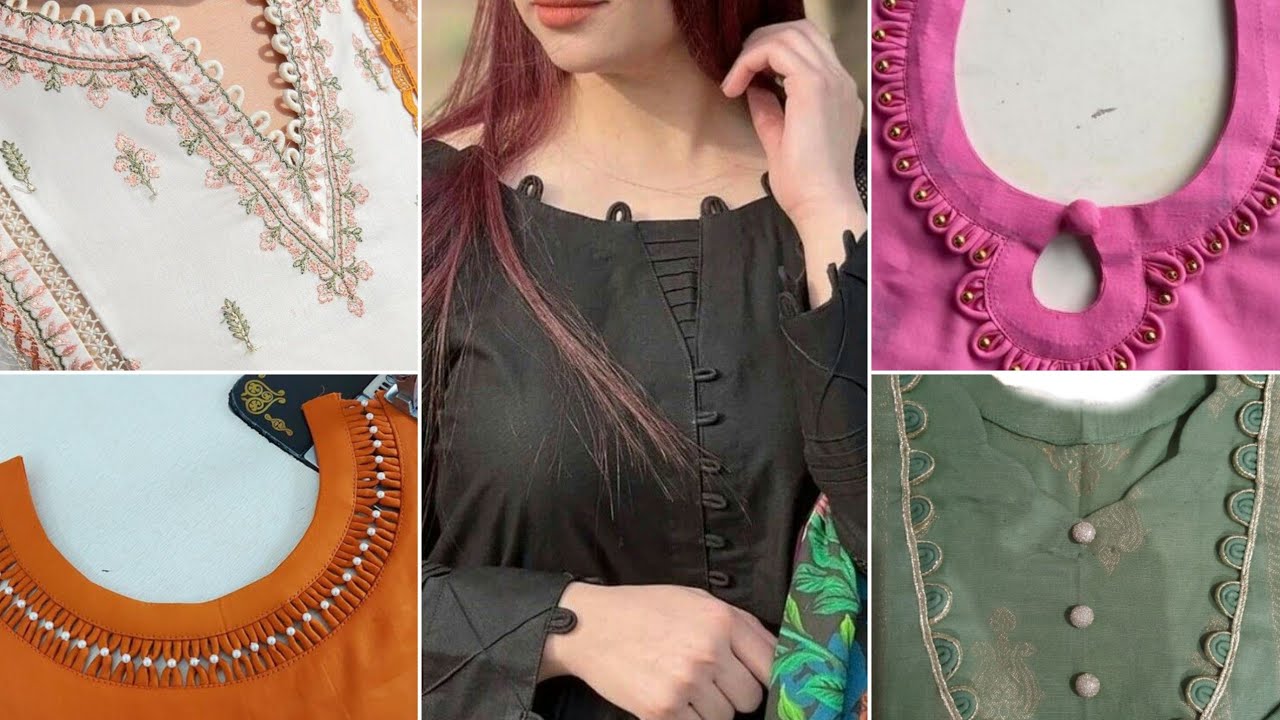 ✨👗🔥 25+ Neck Design with Loops & Lace 2026 | Stylish Neck Designs with Cutwork 💖