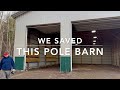 We had to fix a huge mess before we could pour concrete in this pole barn