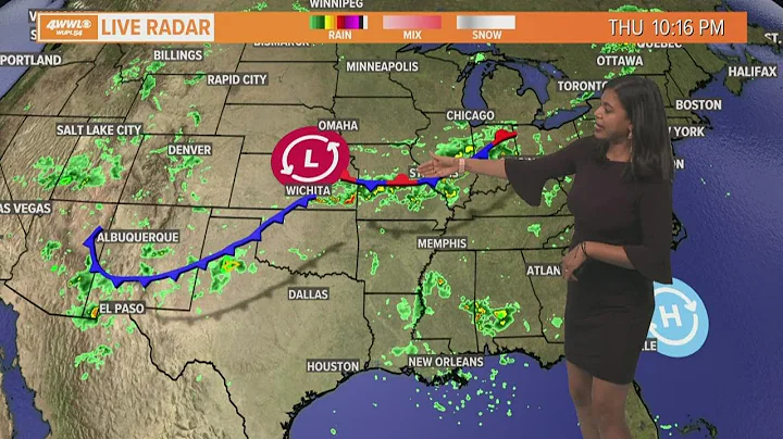 Scattered showers are possible tomorrow