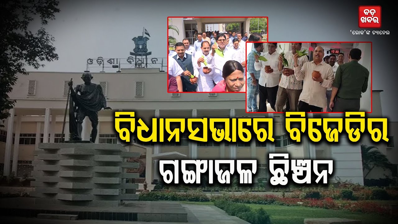 ବିଧାନସଭା ପରିସରରେ ବିଜେଡିର ଅଭିନବ ପ୍ରତିଦାବ || BJD PROTEST IN ASSEMBLY || BADAKHABAR TV