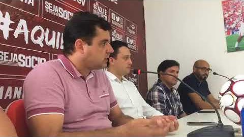 Diretoria do Náutico concede entrevista coletiva no CT do clube (07/05/2018)