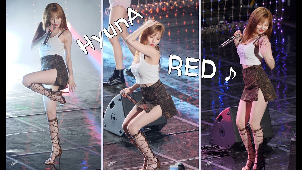 [4K] 190514 HyunA (현아) - RED (빨개요) 직캠 (FANCAM) @한국외대글로벌캠퍼스 축제 by SPHiNX ...