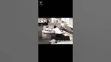 Office Rage | computer destroyed