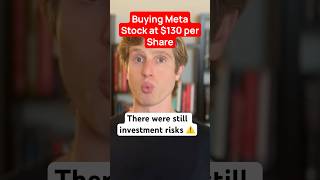 There was still RISK Investing in Meta at $130 #investing #stocks #stockmarket
