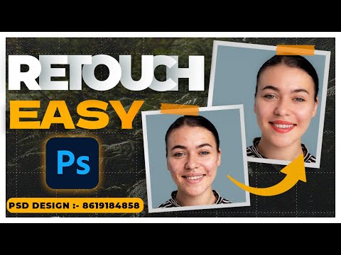 Easy Face Retouching Technique Dodge and Burn In Photoshop #photoshoptut...