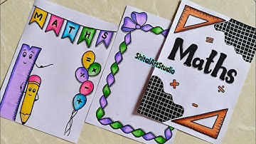 Maths Project Design/Project Work Design/Maths Assignment Front Page Design/Art Studio Border Design