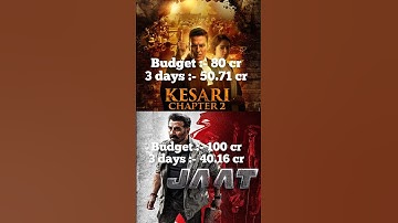jaat vs kesari chapter 2 3 days worldwide collection #jaat #kesarichapter2 #movie #bollywood