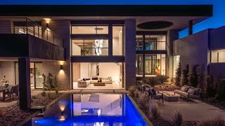 Touring $6.3M Blue Heron Custom Home “Oculus” in MacDonald Highlands (Henderson, NV)