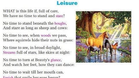 class 9 english unit 9 all exercise work and leisure