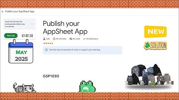 Publish your AppSheet App #GSP1030 #qwiklabs #appsheet #arcade #gcp @qwiklabexplorers [2025] ☁️🚀