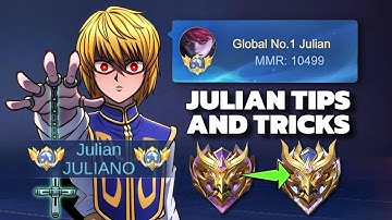 JULIAN TIPS AND TRICKS 2025 (julian best build 2025) - Mobile Legends