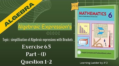 Unit 6 Ex 6.5 Question no.1-2 || Exercise 6.5 Class 6 Maths New Syllabus Book PTB|| learning ladder