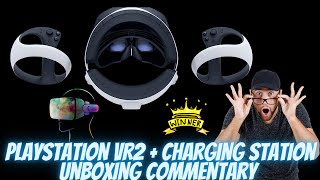PlayStation VR2 + Charging Station Unboxing Commentary