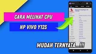 ? Cara Melihat CPU di HP Vivo Y12s