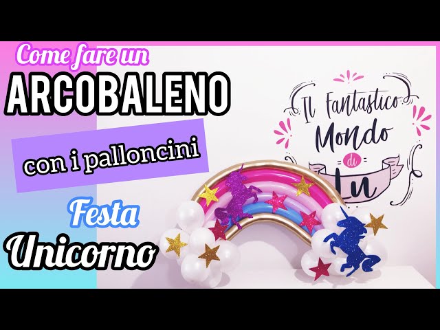 unicorno arcobaleno  Palloncini, Gioielli in resina fai da te