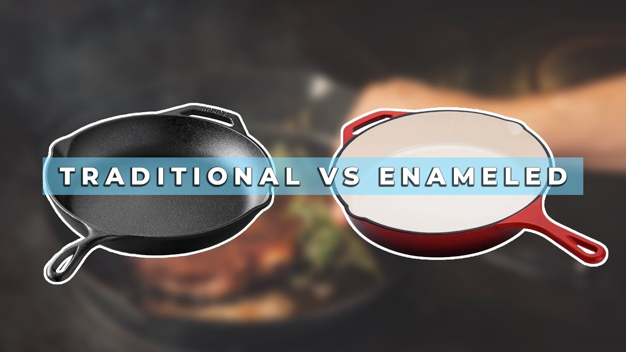 Cast Iron vs. Enameled Cast Iron (10 Major Differences) - Prudent Reviews