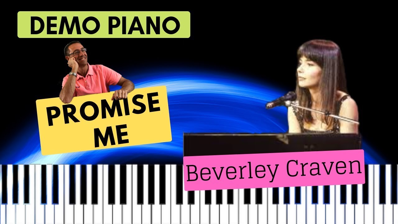 Promise me - Beverley Craven - Démo piano