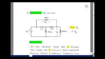 ECE345msu: Chapter 3 - Mesh-Current Analysis with a Voltage Source