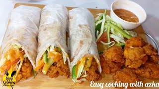 Crispy Chicken Zinger Paratha Roll Recipes | Homemade Paratha Rolls | Quick and Easy Paratha Rolls |