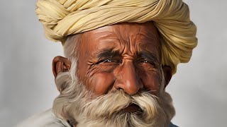 Digital photo editing for Indian culture old man in #photoshop #digitalpainting screenshot 4