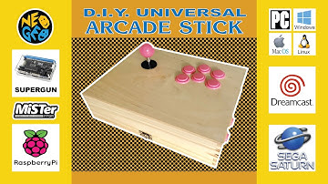 D.I.Y. Universal ARCADE STICK (with DB15 connector)