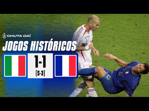 Itália 1-1 França - FINAL Mundial 2006 - Melhores Momentos ○ JOGOS  HISTÓRICOS 