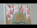 Gilded Autumn Rectangles and Ovals Cardmaking Inspiration
