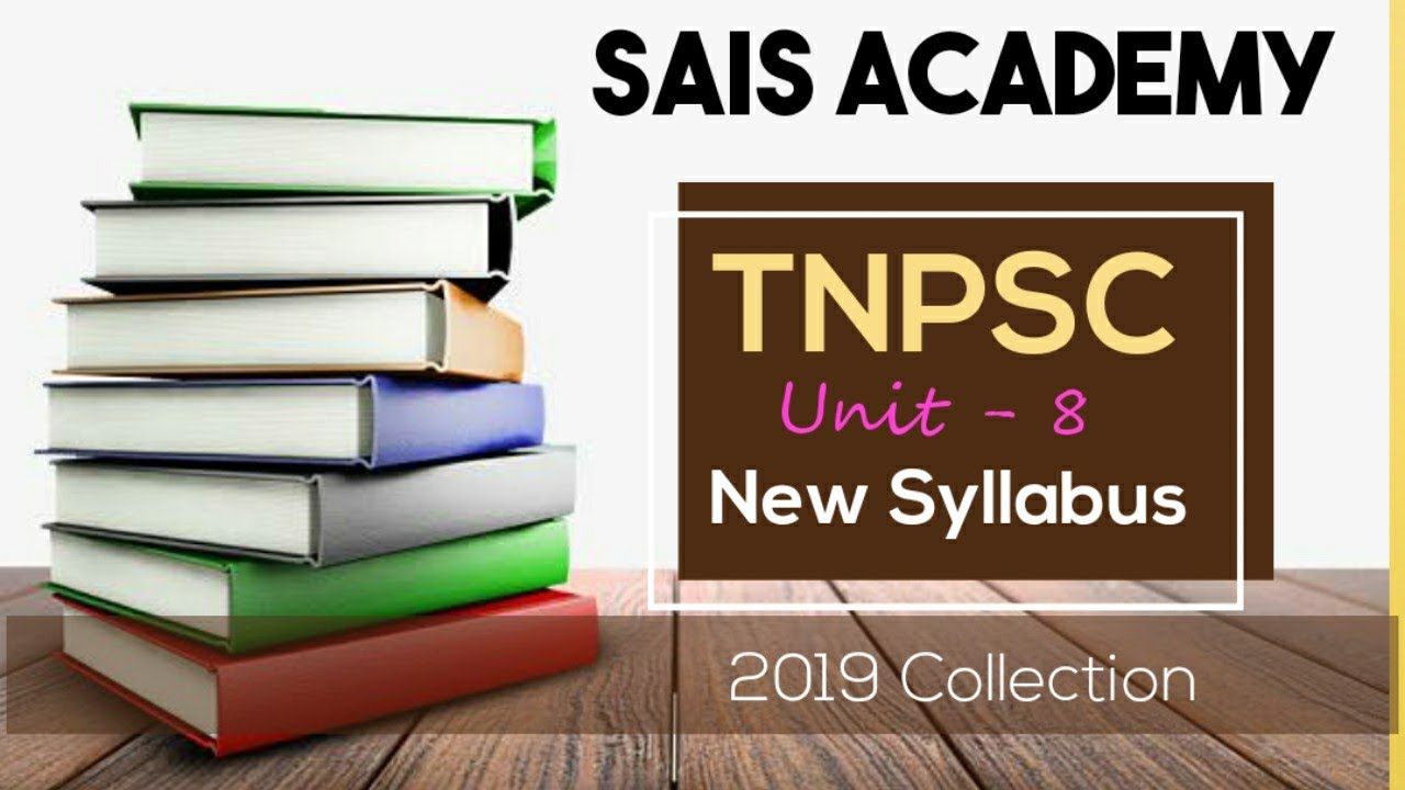 TNPSC Unit -8 New Syllabus Pdf - YouTube