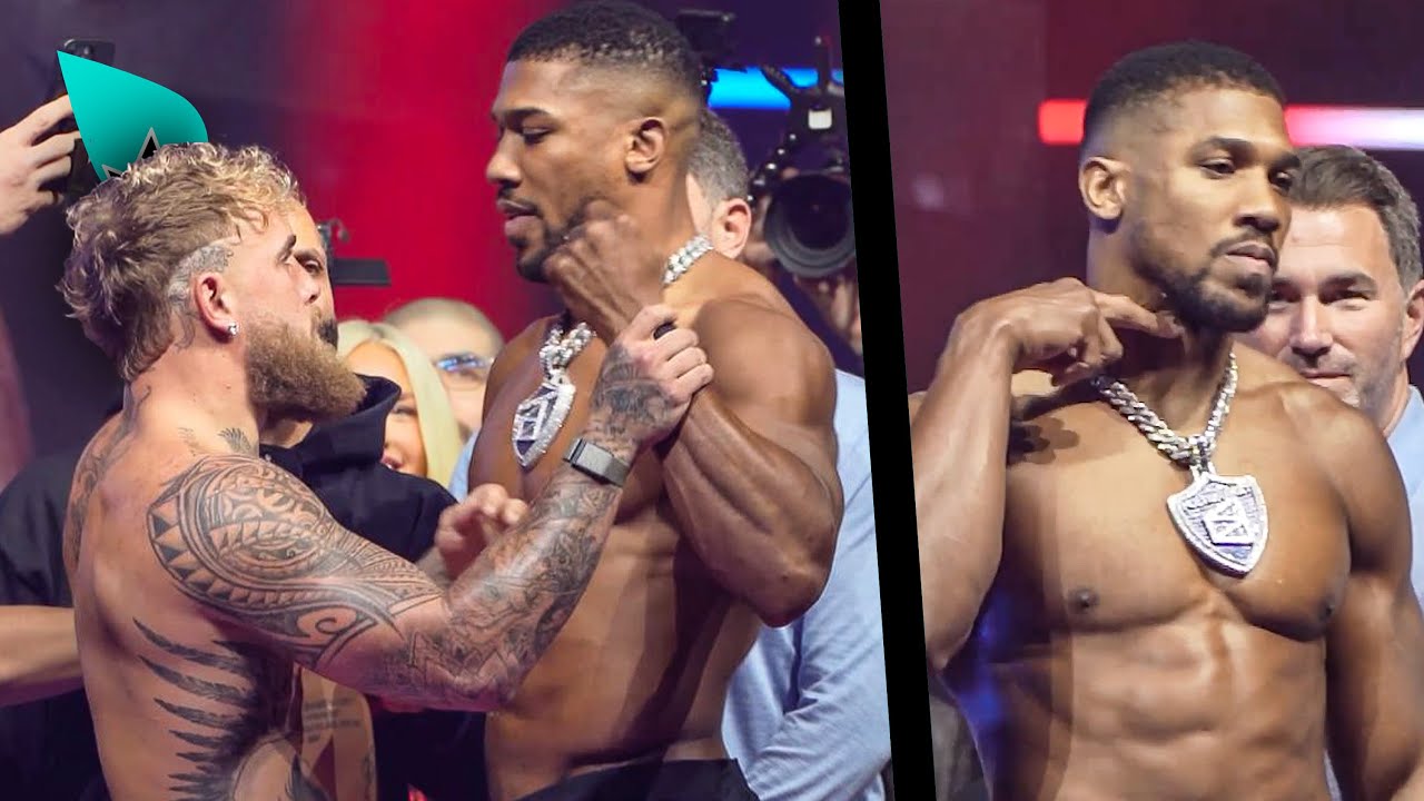 Anthony Joshua vs Jake Paul - ULTIME FACE-À-FACE TENDU