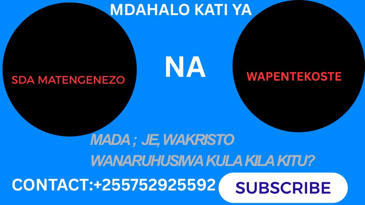 Live🔴. SESSION 2.MJADALA WA KIELIMU KATI YA SDA MATENGENEZO NA WAPENTEKOSTE.+255752925592