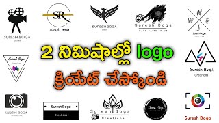 How to make your own logo design || how to create Logo in Mobile || suresh boga screenshot 5