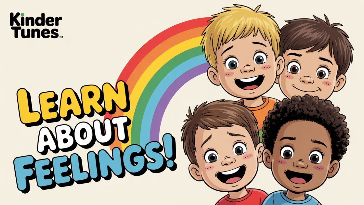 Let’s Learn About Feelings | Emotions Song for Kids 😊🎵 | Kinder Tunes