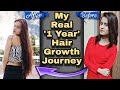 How to Grow Hair fast in 1 year | My Hair growth journey from Shoulder to Hip length || Pretty An ||