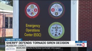 ‘It was scary’: Newberry County sheriff discusses tornado siren decision after Saturday storm