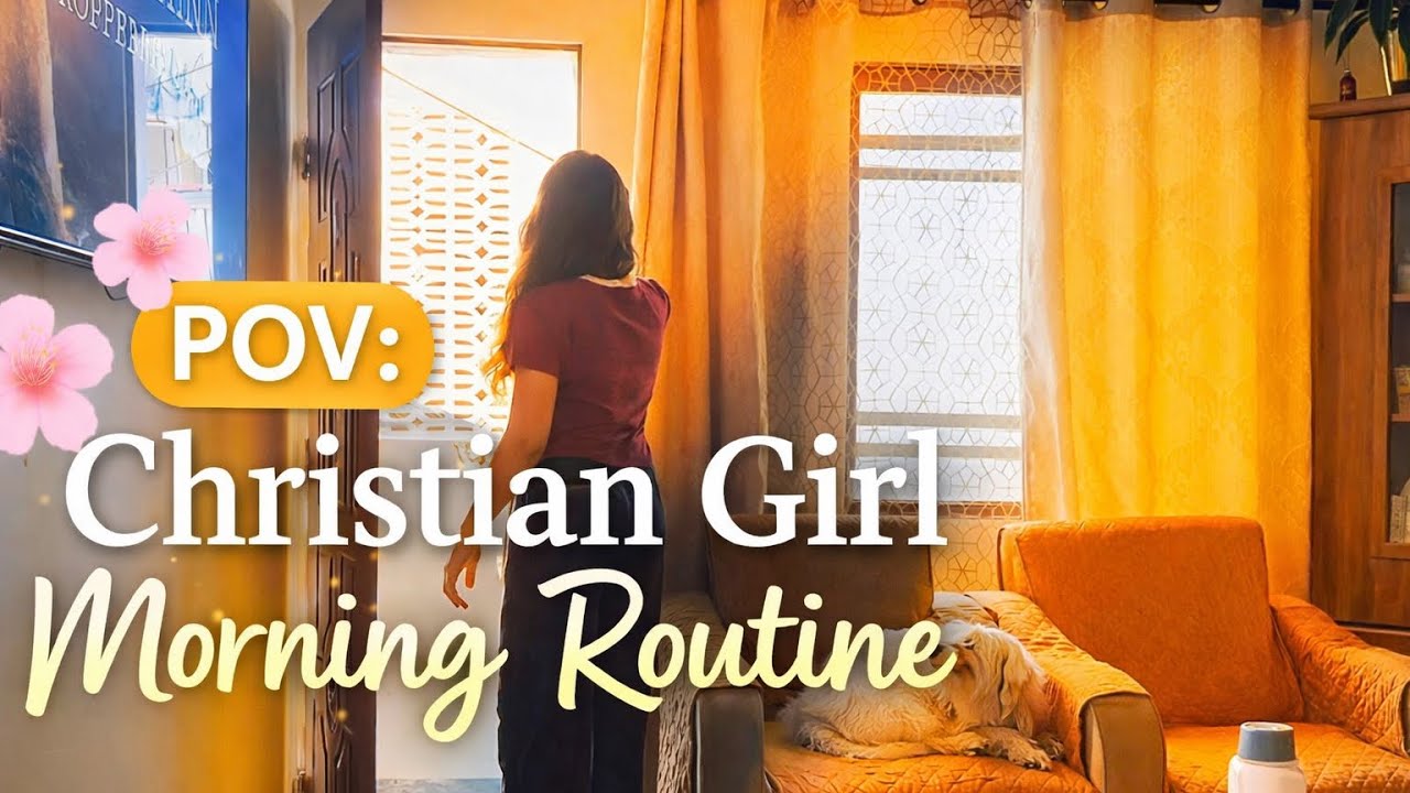 A Peaceful Christian Girl Morning Routine ☀️ Coffee, Bible & Focus ...