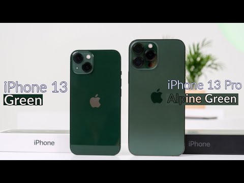 Video Trên tay iPhone 13 và iPhone 13 Pro Màu Xanh Lá - youtube