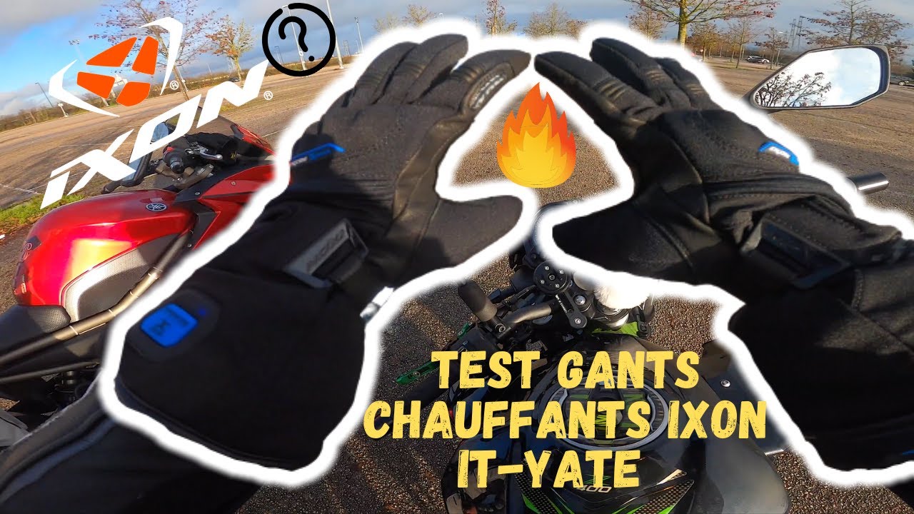 Gants chauffants IT-YATE IXON Noir - , Gants moto hiver