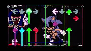 Sonic exe fnf but sonic exe gets bigger