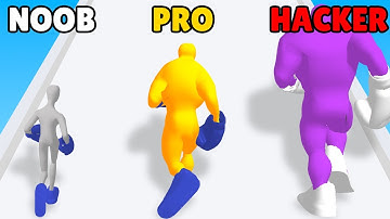 NOOB vs PRO vs HACKER in Hit Rush