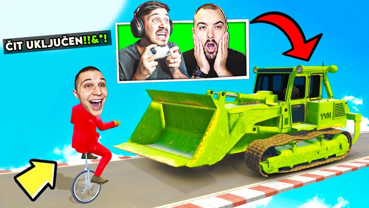 IMPE, ŠONE I KRSKO PONOVO U NAJLUĐIM GTA 5 TRKAMA! 😮 (face to face)